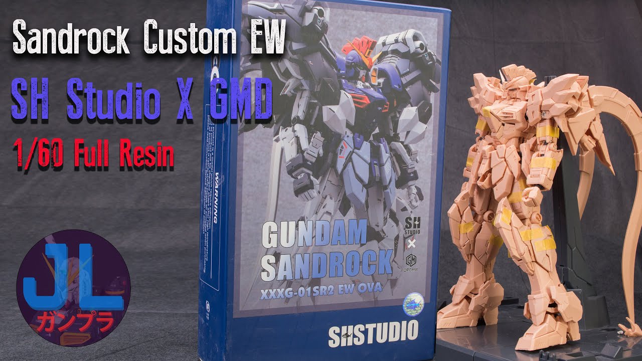 1/60 Gundam Sandrock Custom EW Resin Kit Unboxing & Review