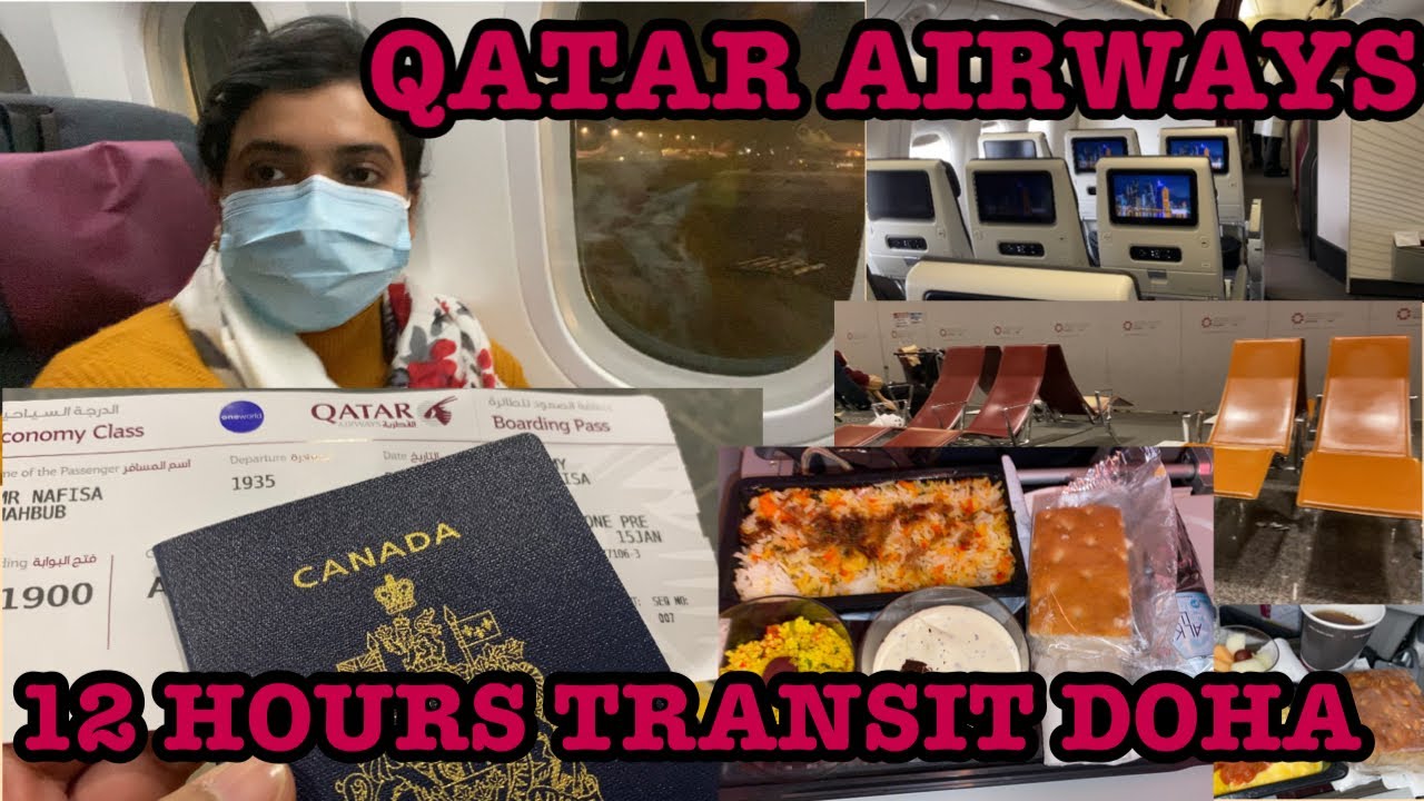 QATAR AIRWAYS ECONOMY CLASS|BANGLADESH TO CANADA JOURNEY Review| 12 Hours Transit DOHA কেমন ছিল?