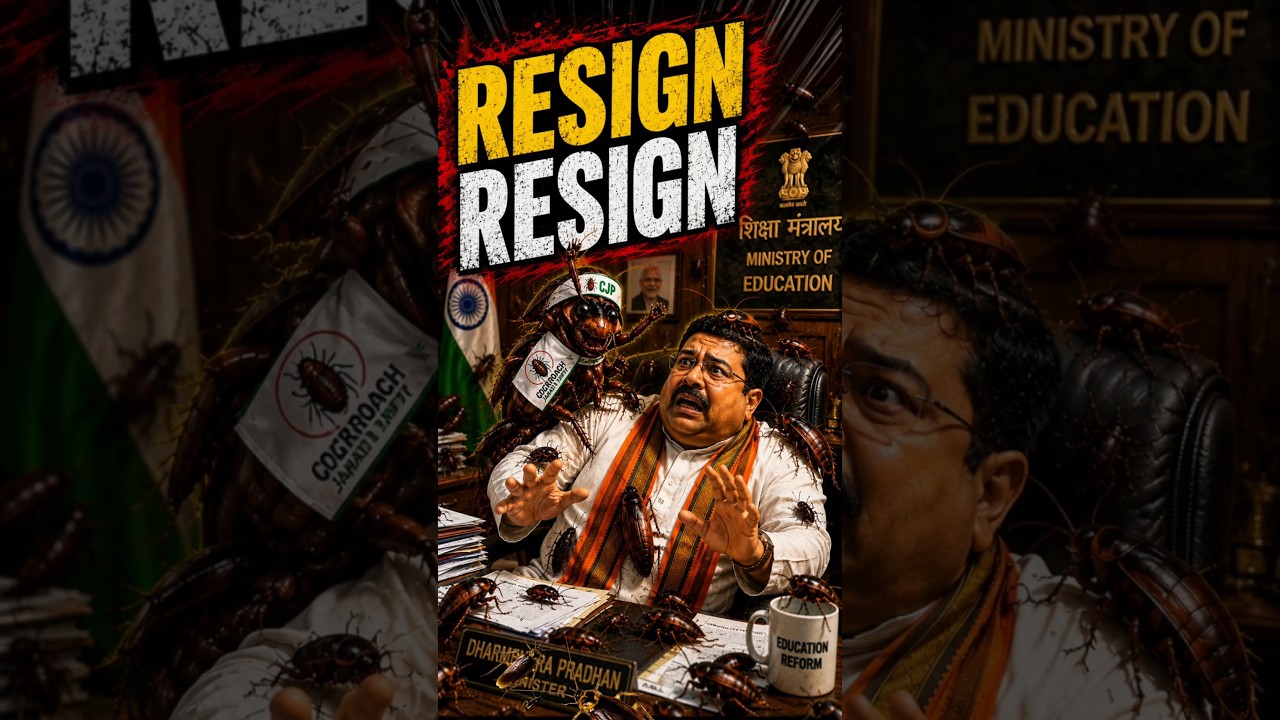 CJP Demands Dharmendra Pradhan's Resignation 😂 | Cockroach Janta Party #memes #cjp