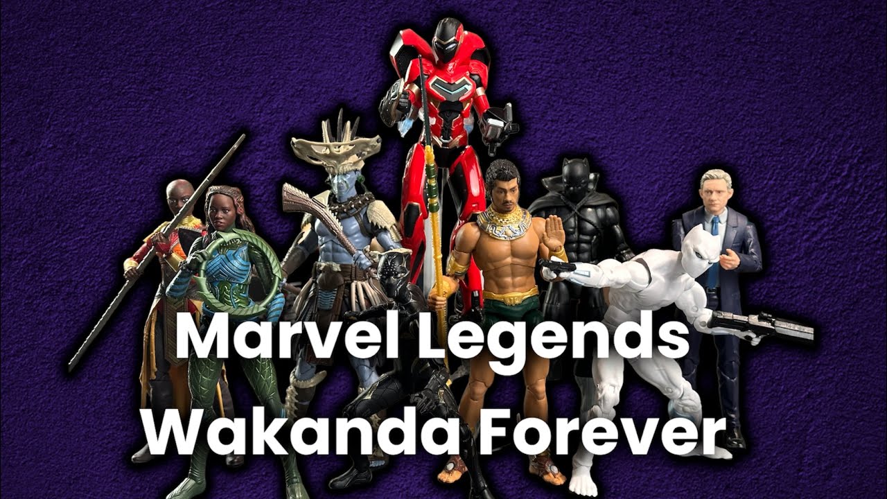 TODOS LOS MARVEL LEGENDS DE BLACK PANTER WAKANDA FOREVER..¿GOD O Zzz ?- Reseña