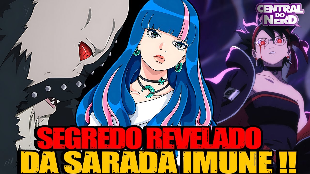 VAZOU SPOILERS DE BORUTO VORTEX CAP 27 - REVELADO O PORQUE A SARADA E SUMIRE SÃO IMUNES A AIDA