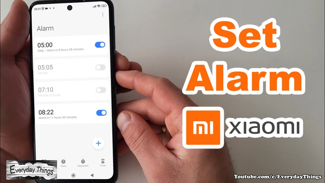 Set Alarm on Xiaomi (Redmi / Mi) Phones &ndash; Quick Guide