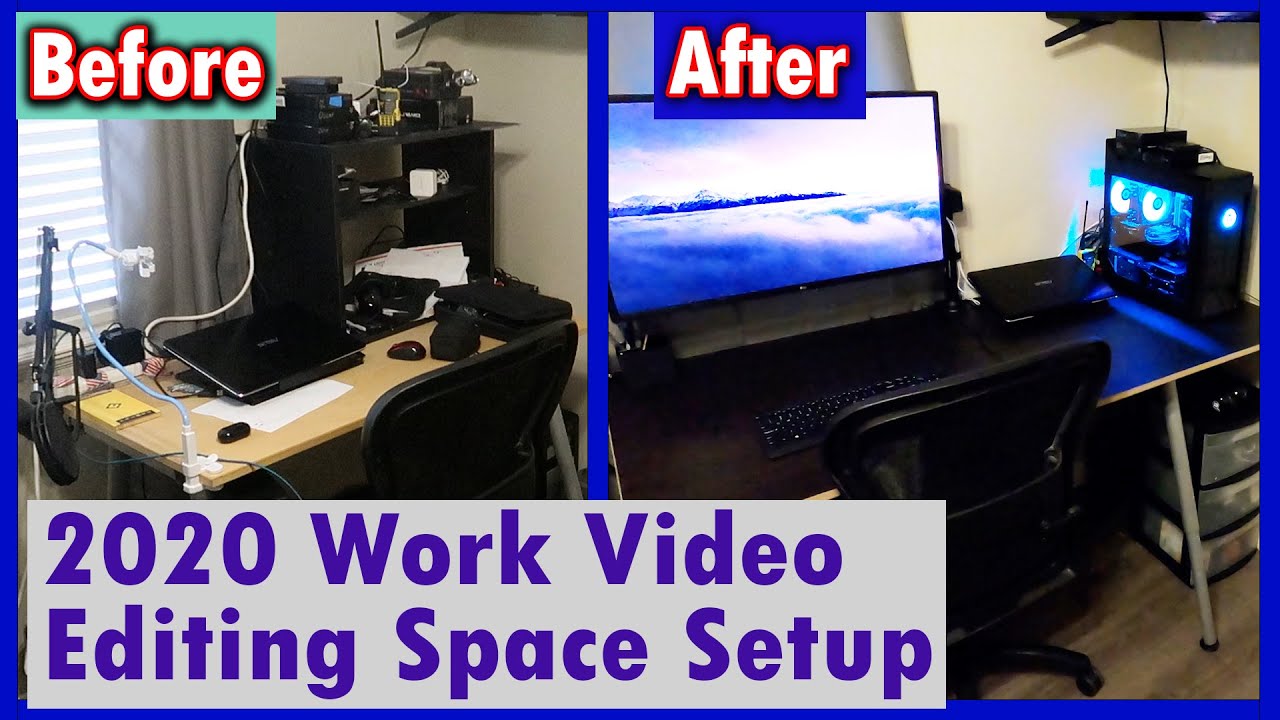 Video Editing Workspace Setup Dec 2020