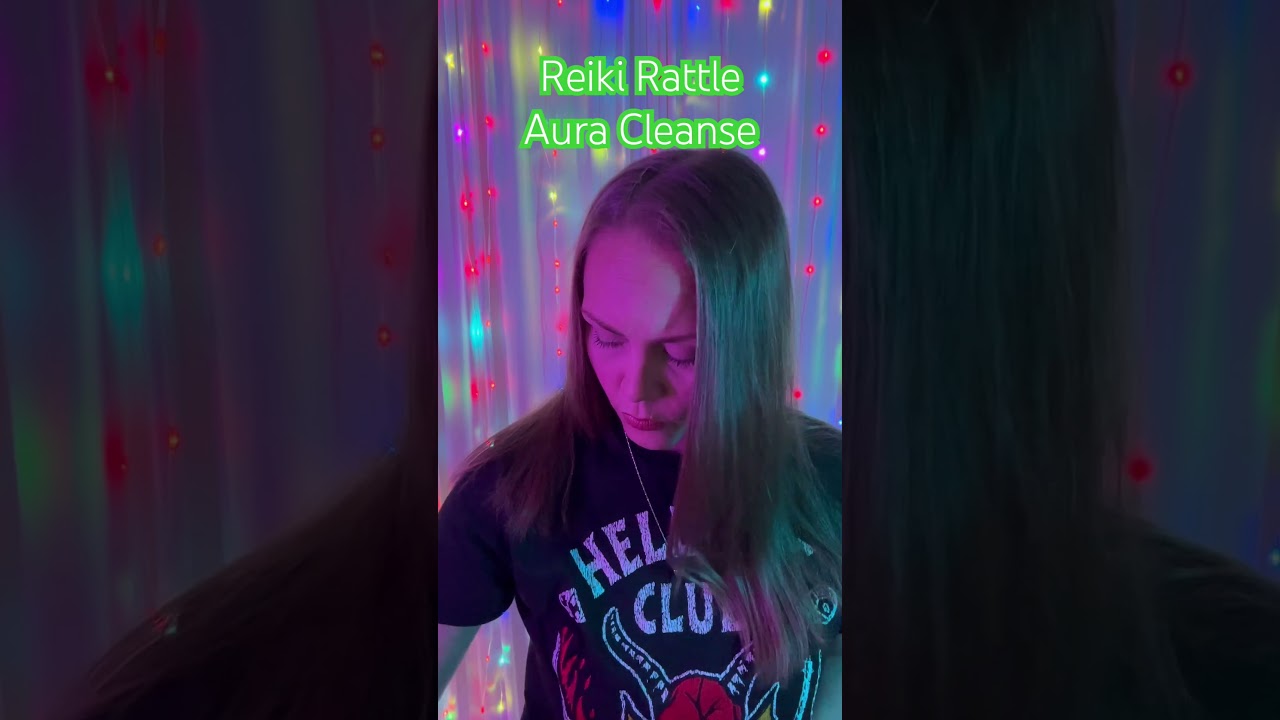 Reiki Rattle Aura Cleanse #tingles #aura #auraclearing #asmr #tapping #reiki #asmrreiki #relaxing