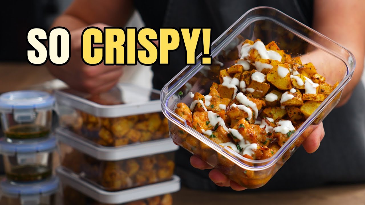 How I Prepped 4 Days of Crispy Garlic Butter Chicken in 40 Mins (High Protein!)
