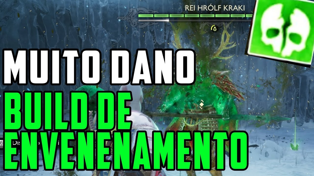 MELHOR BUILD DE ENVENENAMENTO!! + MATANDO O REI HRÓLF NO SOCO - GOD OF WAR RAGNAROK