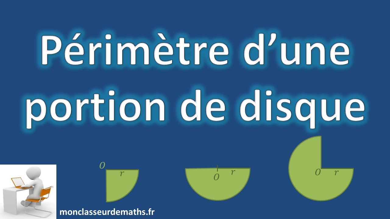 Calculer le périmètre d'une portion de disque