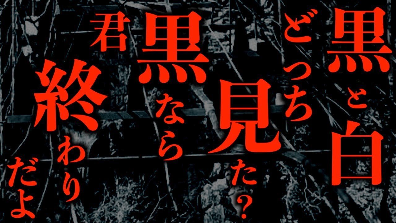 【ゆっくり朗読】黒い霊と白い霊。黒なら