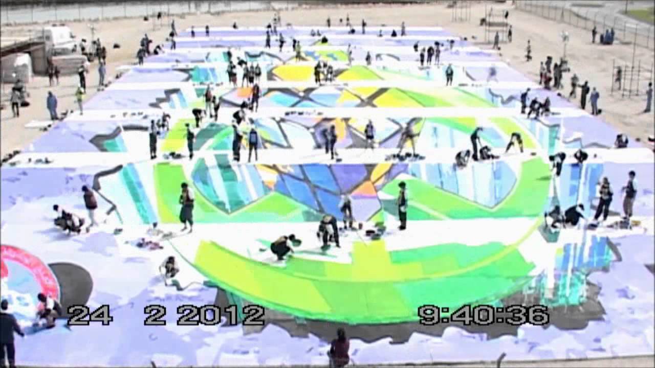 3D ANAMORPHIC PAINTING - LARGEST