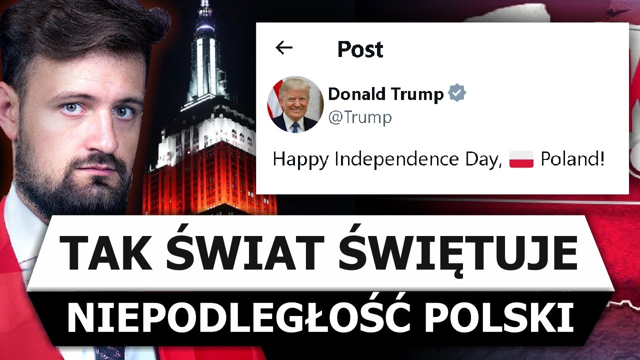 Świat ŚWIĘTUJE POLSKĄ NIEPODLEGŁOŚĆ - Życzenia płyną z całego globu