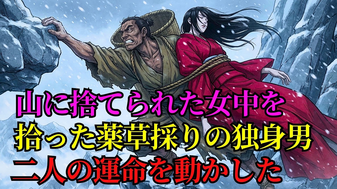 山に捨てられた女中を拾った薬草採りの独身男、二人の運命を動かした| 野談 | 時代劇 | 昔話 | 説話 | 民話