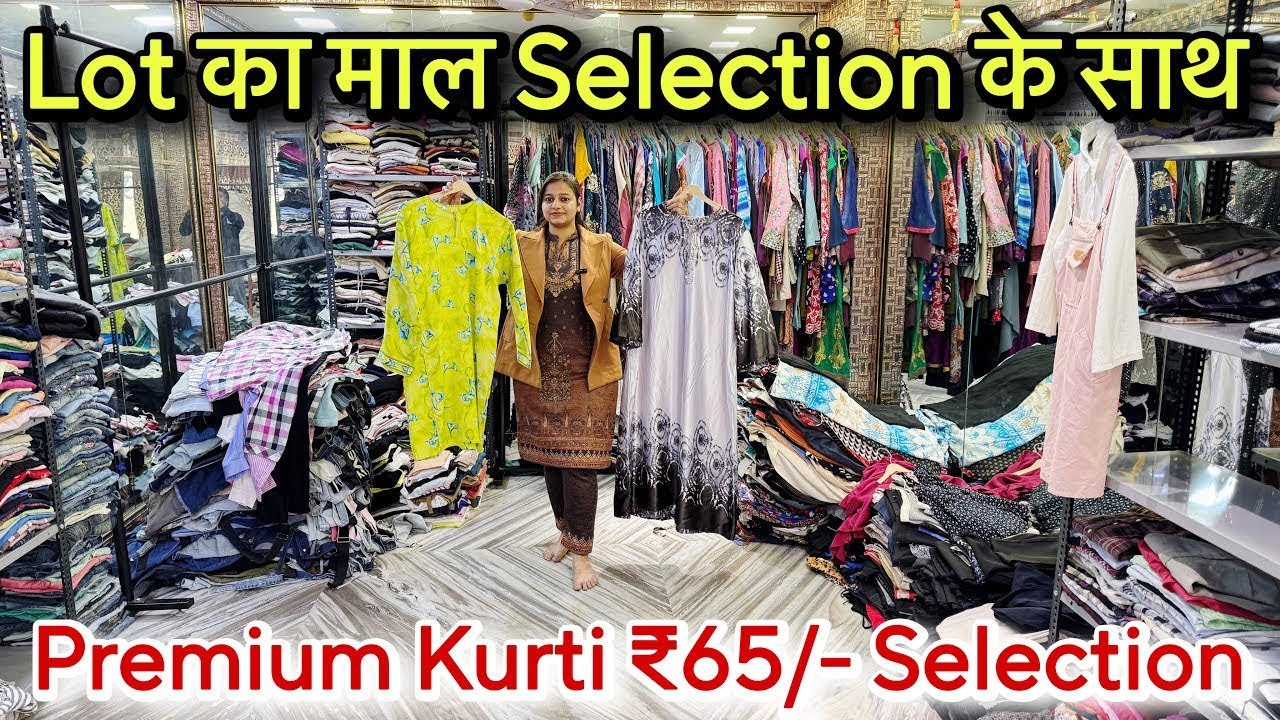 Lot का माल Selection के साथ😱Premium Kurti ₹65/- पूरी Delhi घूम लो फिर यहाँ आना ॥SaiyamKapoor