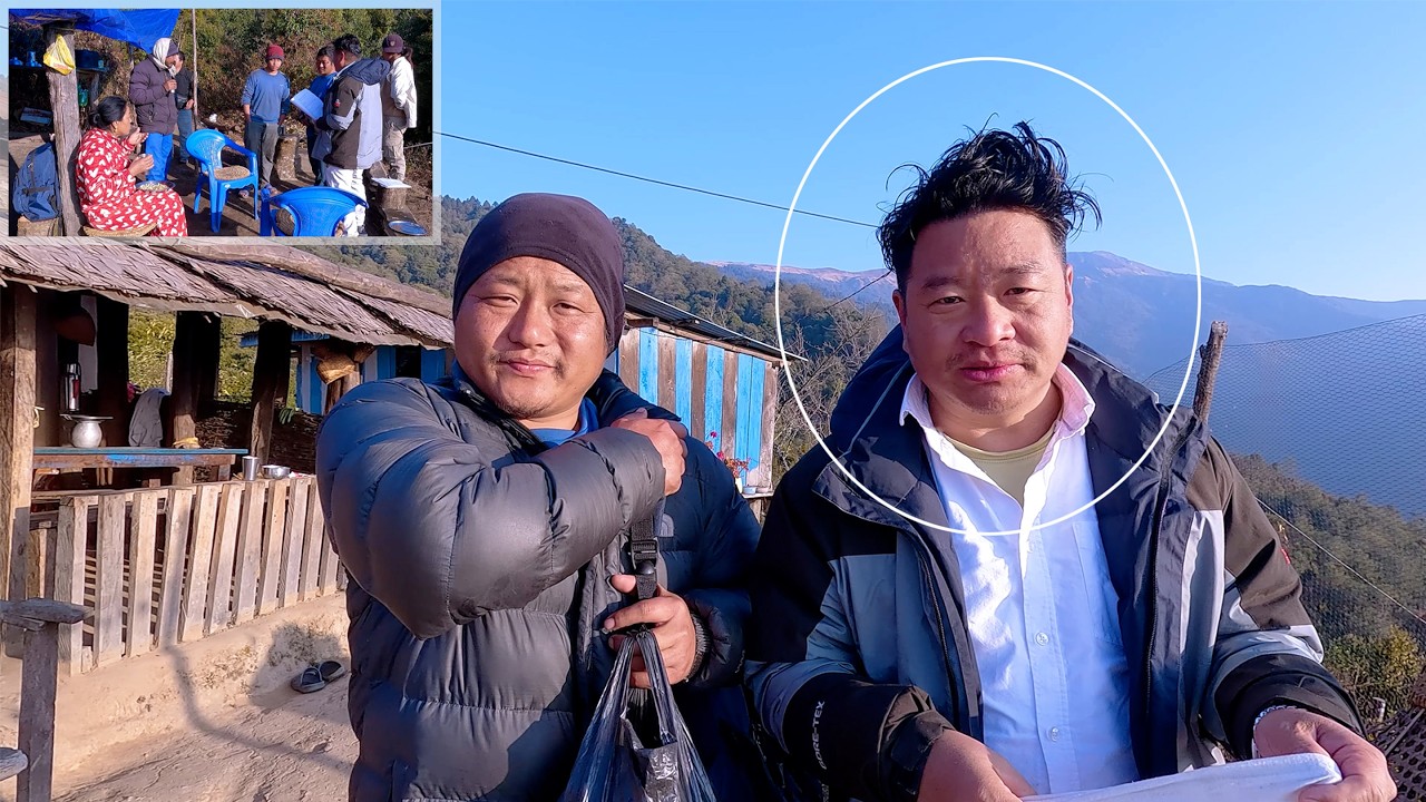 producer Big Brother came from the City to meet KHARK series Team || sarmila also came to village ||