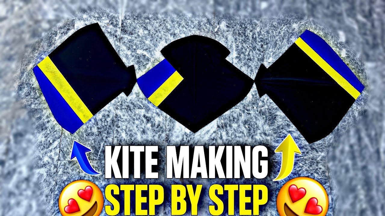How To Make This Type Kite At Home 😀Esay Way To Make This Kite || Patang Banany Ka Tareeqa !