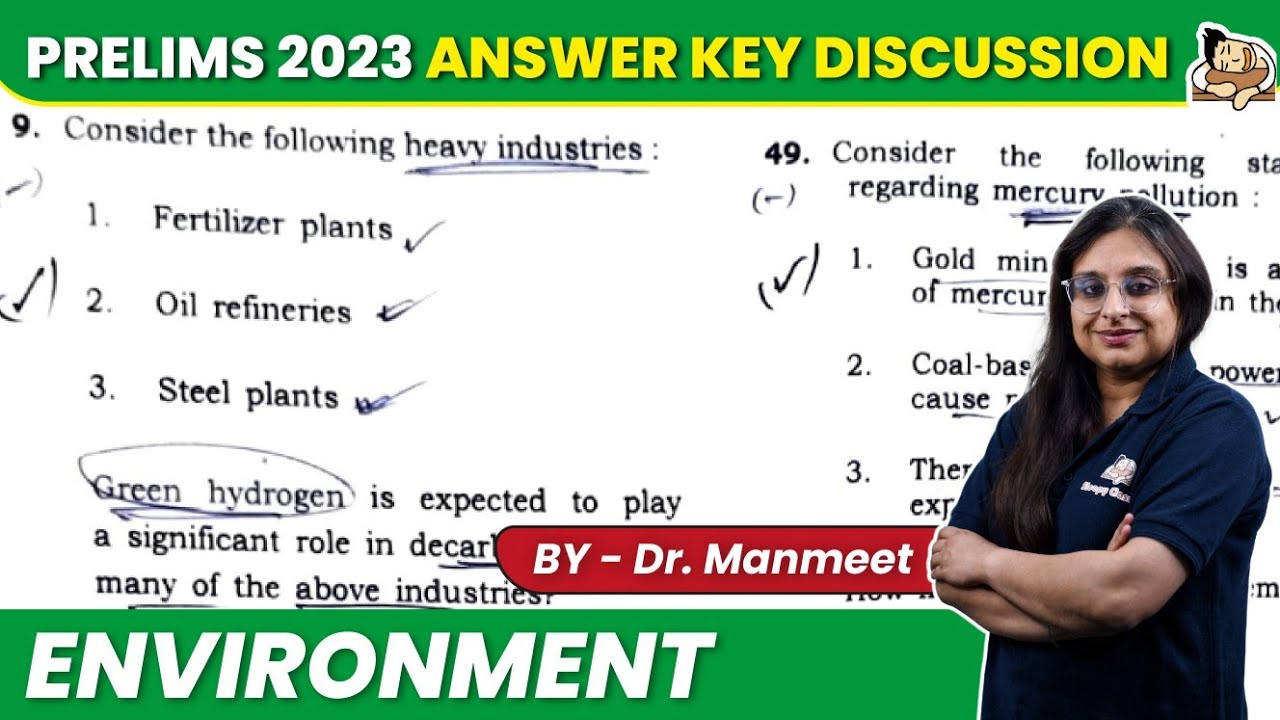 Prelims 2023 Environment Answer Key Discussion and Cutoff Analysis