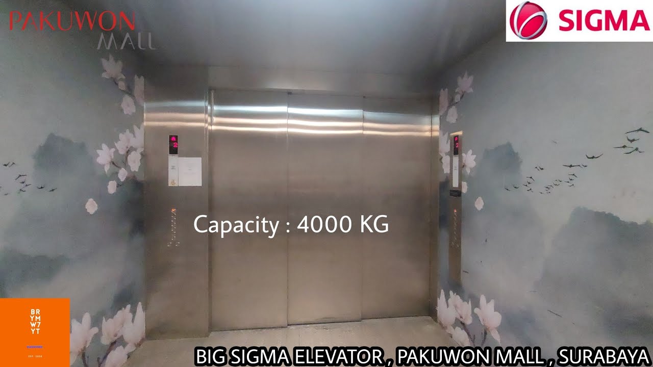 BIG ELEVATOR SIGMA SERVICE TRACTION ELEVATOR , PAKUWON MALL , SURABAYA