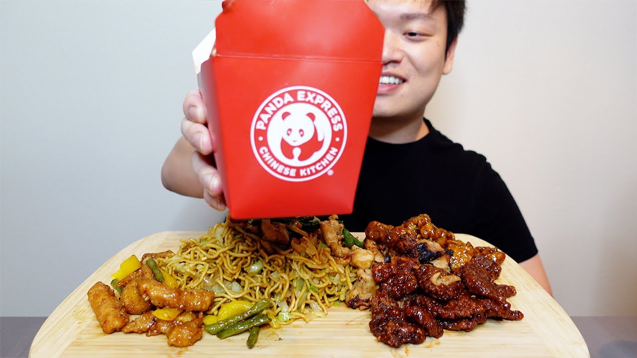 Panda Express Mukbang | ORANGE CHICKEN, BEIJING BEEF, HONEY SESAME CHICKEN, CHOW MEIN