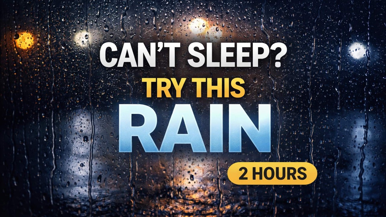 Can’t Sleep? This Rain Will Knock You Out in Minutes 🌧️ | Deep Sleep Rain Sounds (2 Hours)