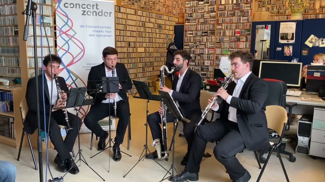3 Tangos for Clarinet Quartet - Astor Piazzolla (1921-1992) and Anibal Troilo (1914-1975)