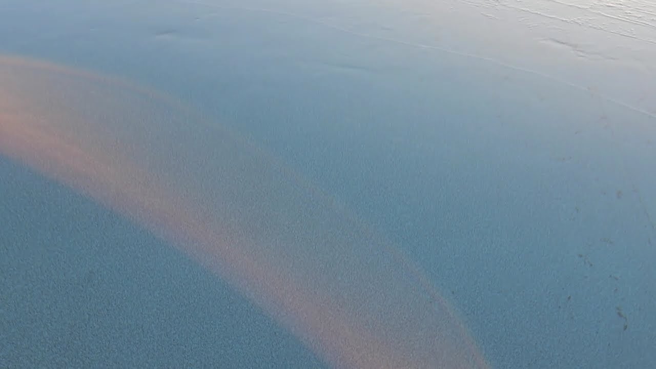 Thin Ice Melting on Pool at Sunrise Calm Winter Morning Reflections | Relaxing Ambience Background