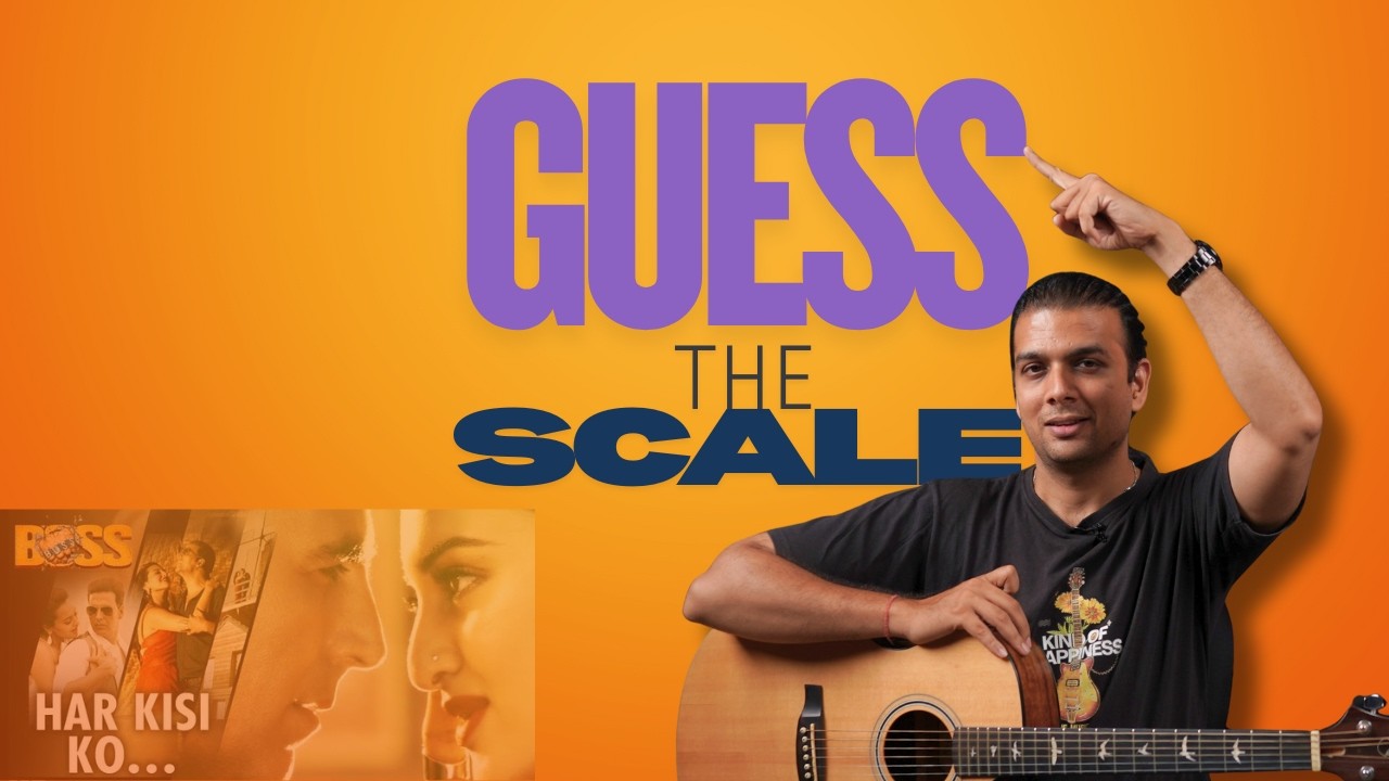A Song with no SCALE | Har Kisi Ko Nahi Milta Guitar Lesson