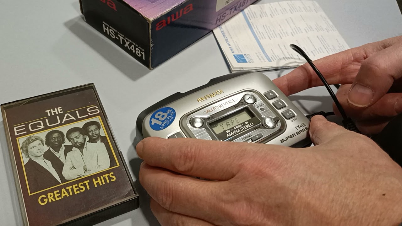 Walkman Aiwa Sony HS-TX481 Made in Singapore 1999 r. SERWIS TEST