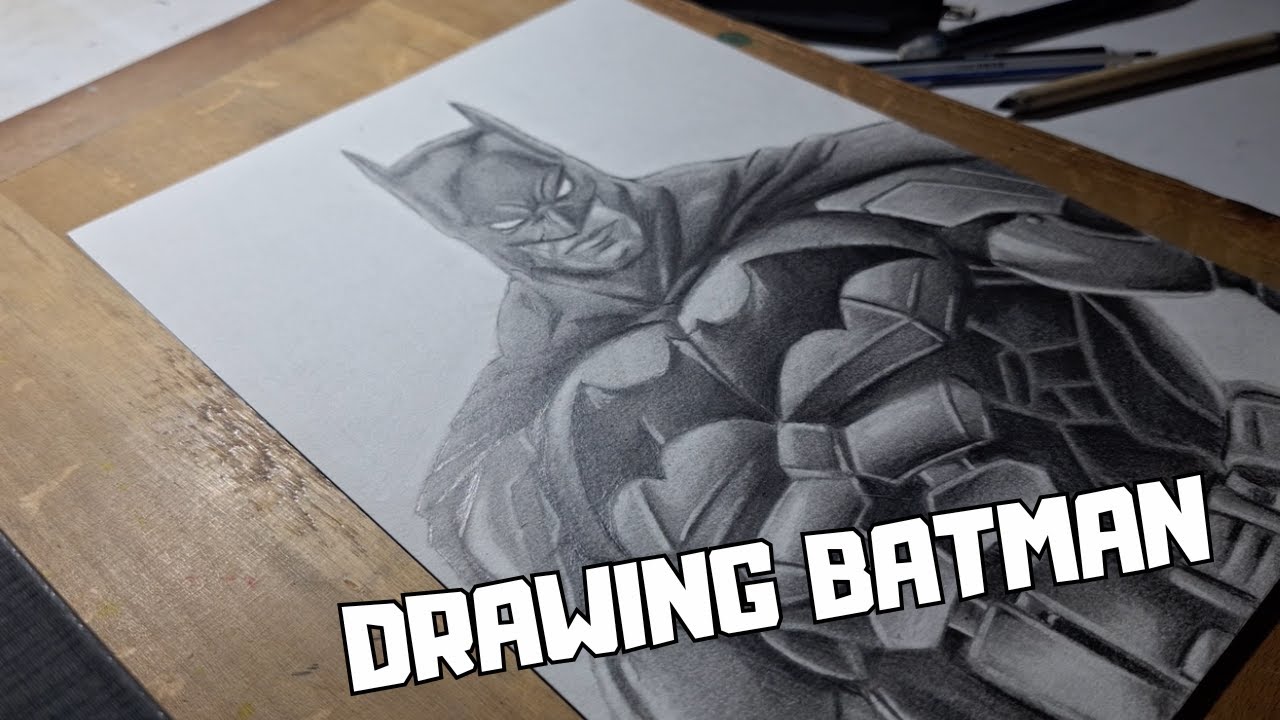 On dessine Batman | Batman Drawing – Relaxing Art (No Talking)