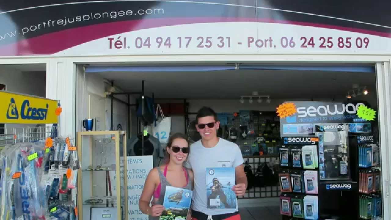 [GoPro Hero 3+] Baptême de plongée  Port Fréjus Plongée