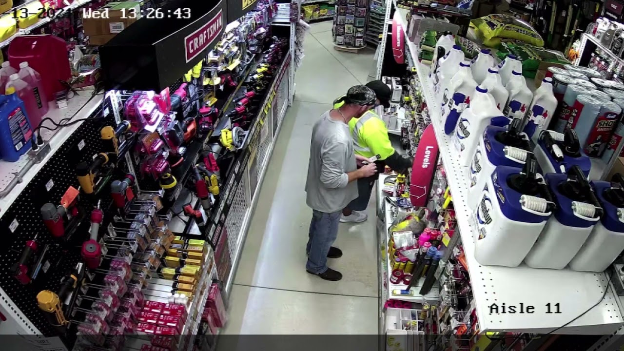 Thief slips drills, battery packs into pants during hit on ACE store 3pm