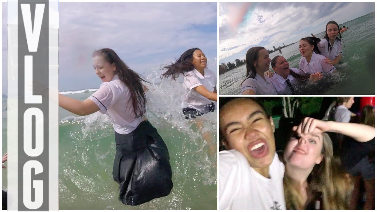 VLOG | SWIMMING IN OUR SCHOOL UNIFORM & PARTY! | 11.11.2016