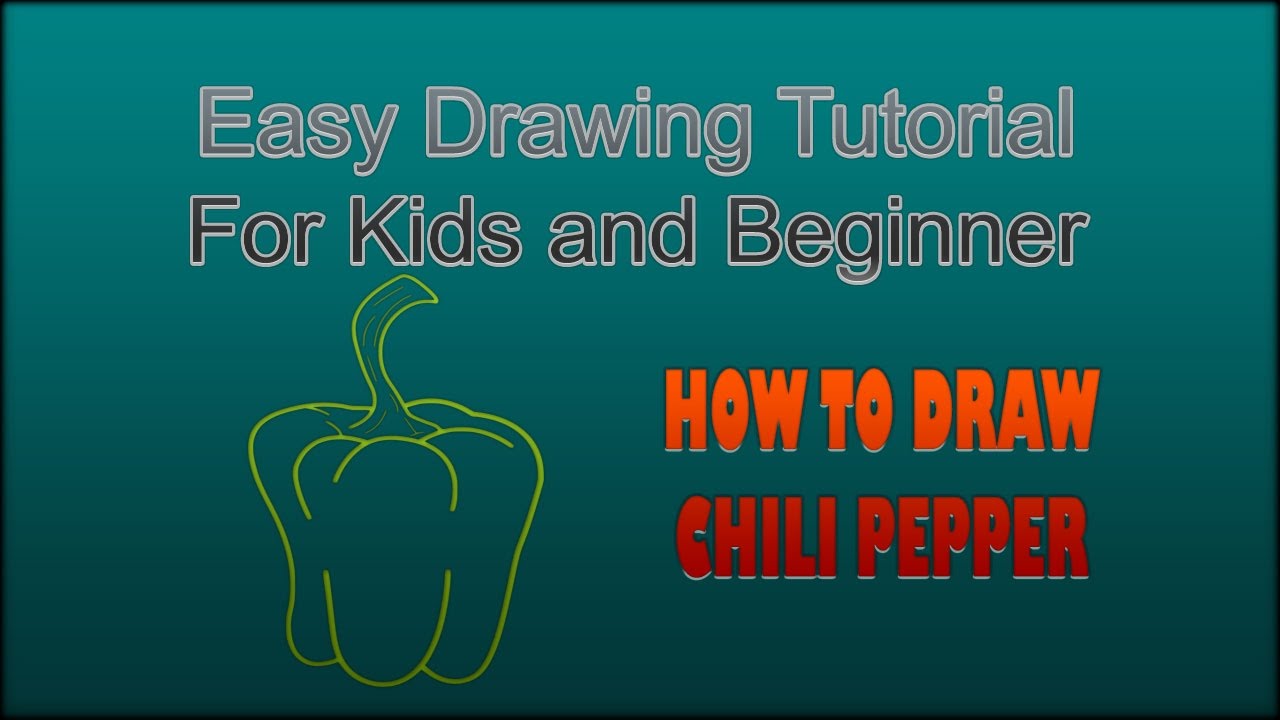 How To Drawing Bell Pepper Easy Drawing Tutorial For Kids