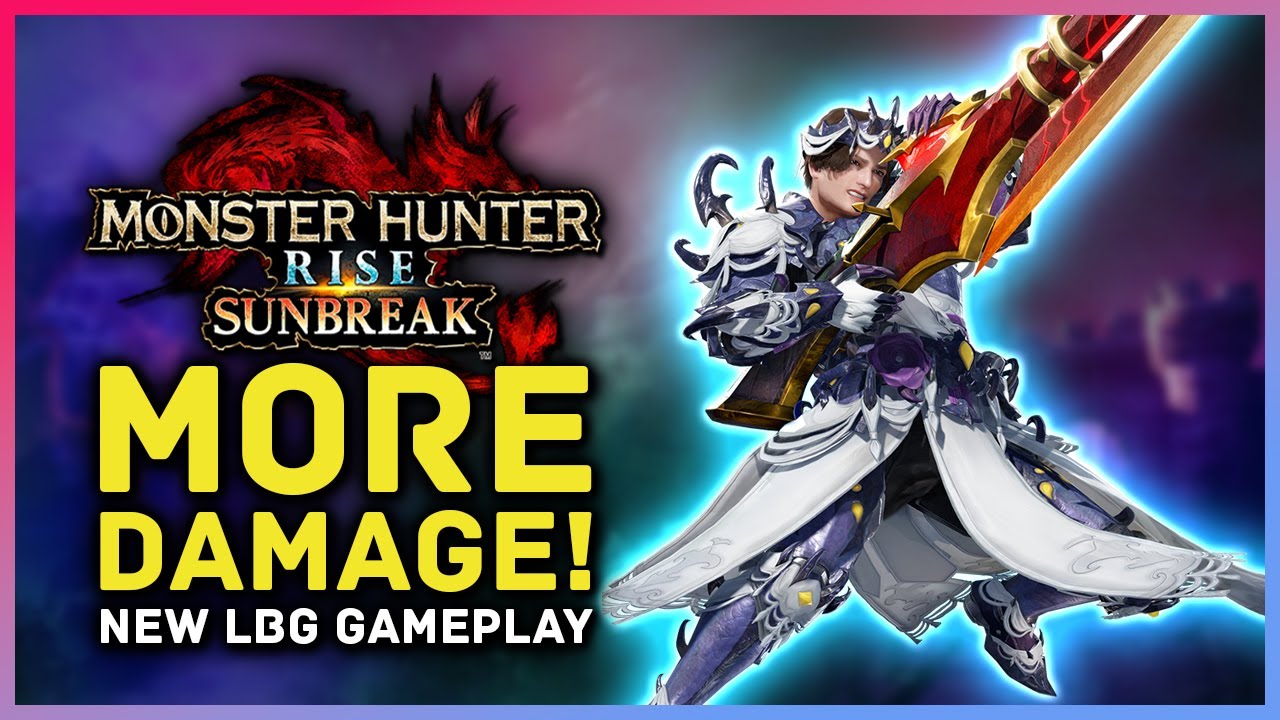 Monster Hunter Rise Sunbreak - CRITICAL FIREPOWER DAMAGE! New LBG Silkbind, Switch Skills & Gameplay
