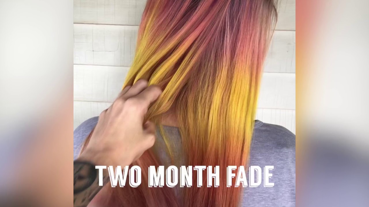SUNSET SHINELINE HAIR COLOR TUTORIAL