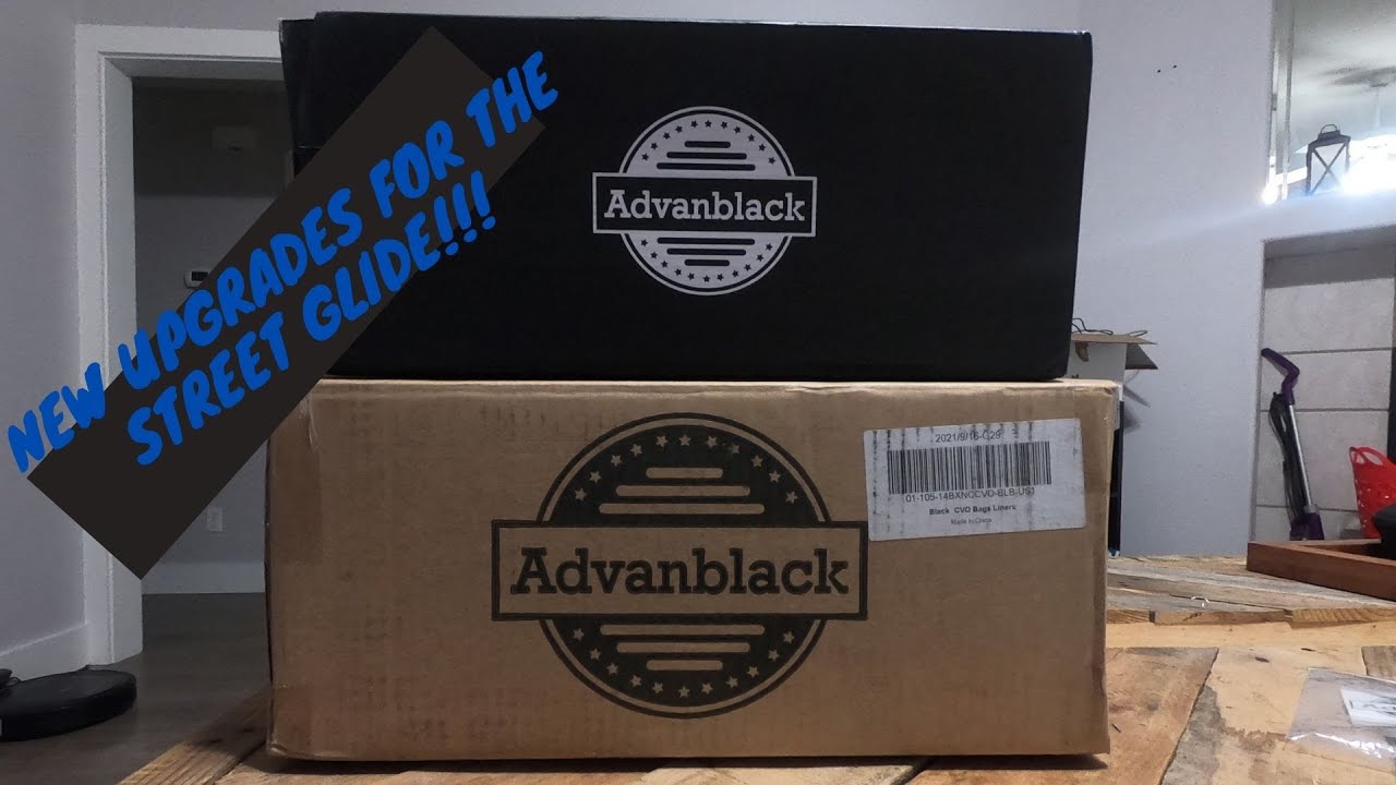 Advanblack unboxing and saddlebag liner install