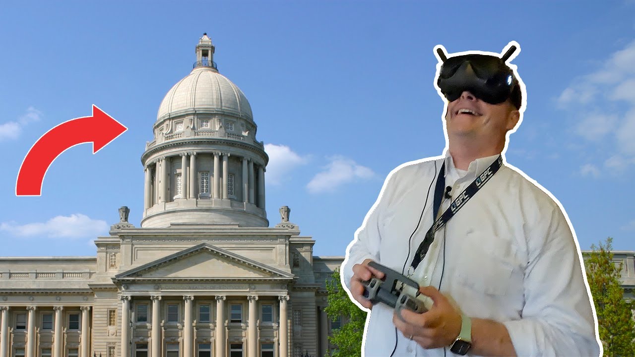 Senator flies a DRONE inside the Capitol Building!