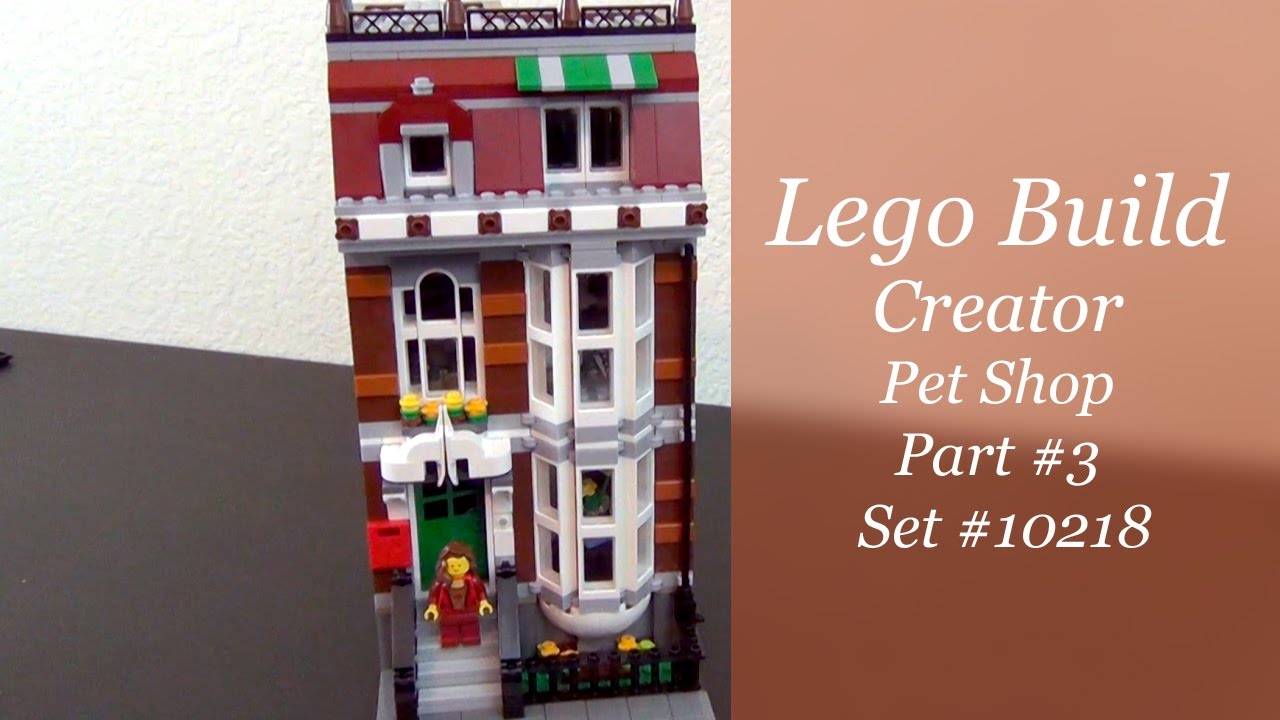 Let's Build - LEGO Creator Pet Shop Set #10218 - Part 3