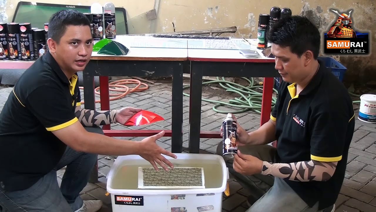 Tutorial Water Transfer Film Samurai Paint