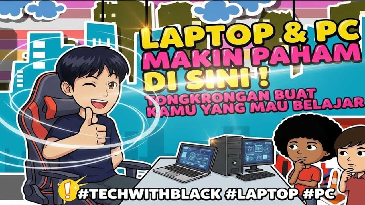 Laptop dan PC makin paham di sini! Tongkrongan buat kamu yang mau belajar #techwithblack #laptop #pc