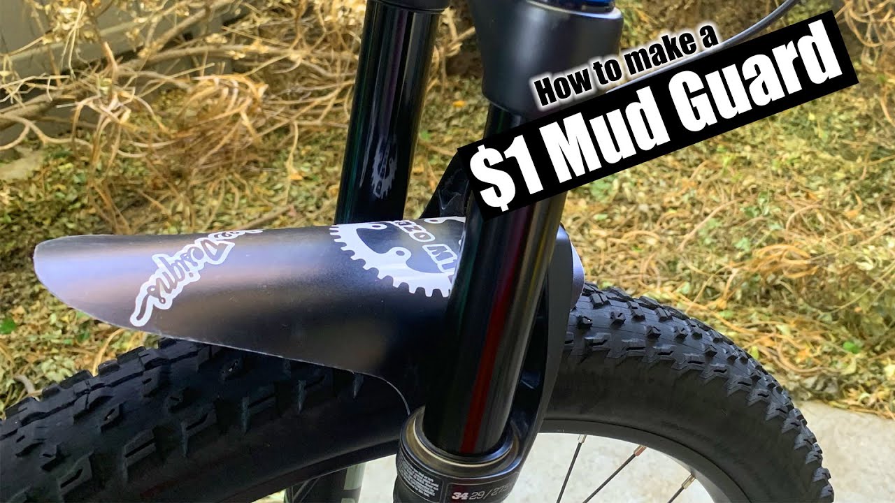 How to make a MTB Mudguard for $1.00 | DIY Mud Guard | MTB Hacks