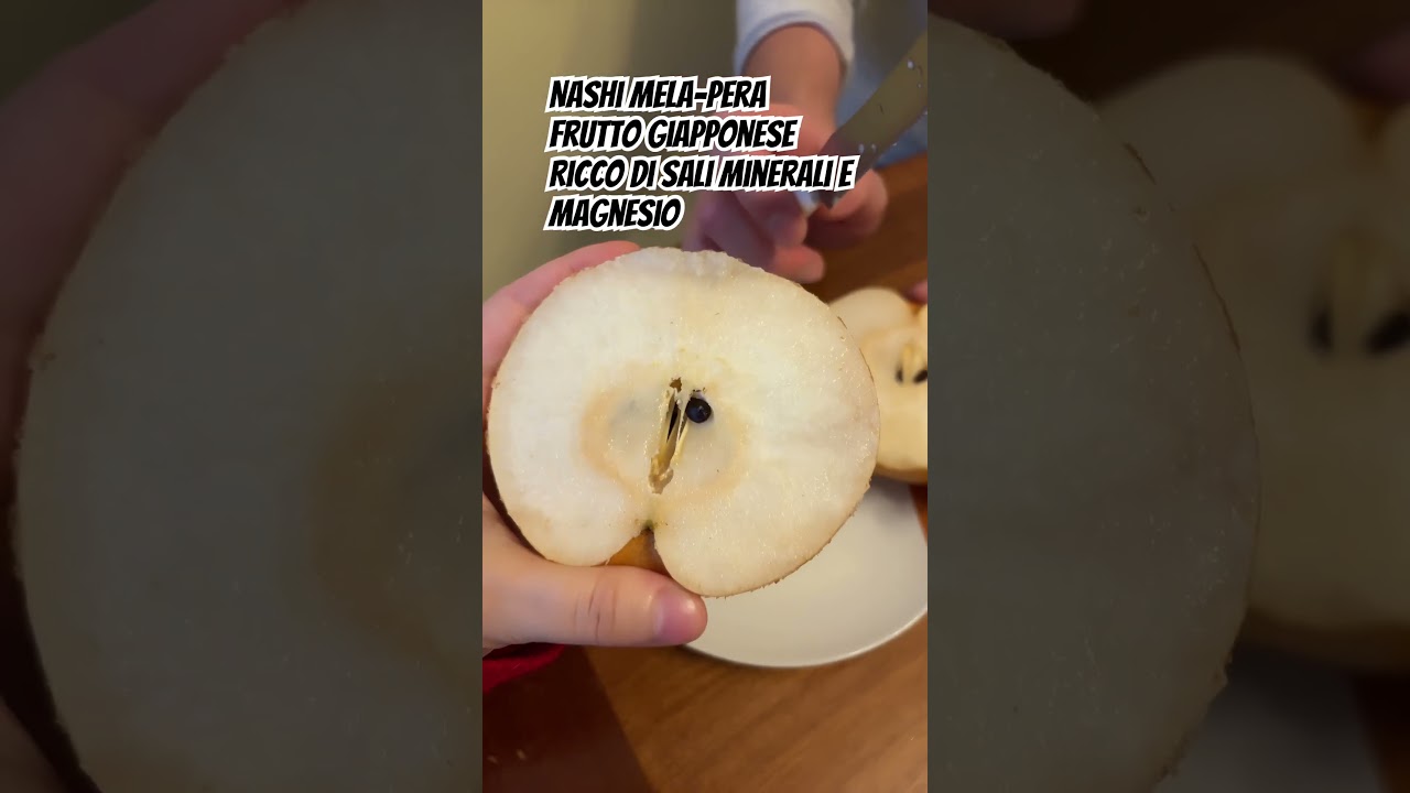 Nashi mela-pera, un frutto giapponese #nashi #frutto #giapponese