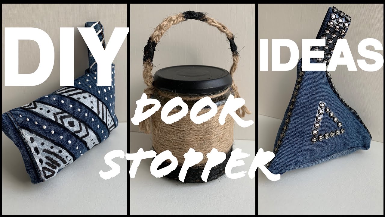 DIY DOOR STOPPER IDEAS | Upcycled Home Decor