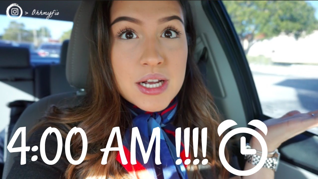 LA VIDA DE UNA AZAFATA DE VUELO ✈️ // VLOG # 13 MADRUGANDO ANDOOO