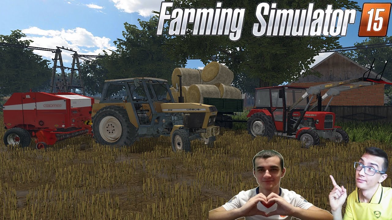 Let's Play Farming Simulator 15 ☆ Polska Wieś ☆#3 MafiaSolec & MrAdamo15/ Prasowanie.