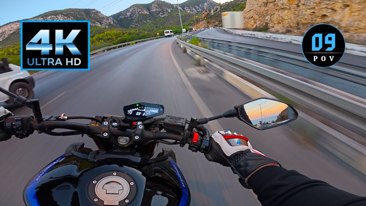Zoom H1n Sound Test Ride |🔊 STOCK Exhaust | Yamaha MT-09 SP POV [4K]