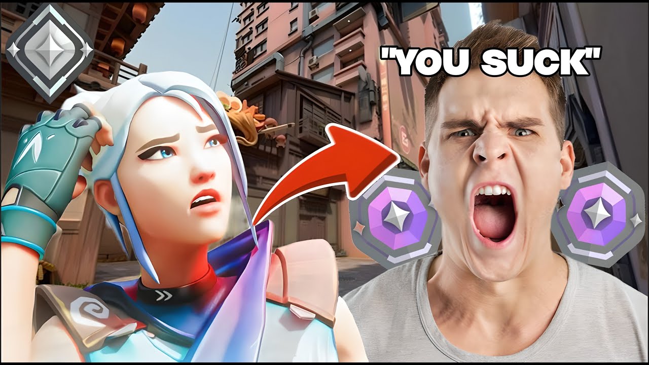silver humbles toxic diamond player in a 2v2..