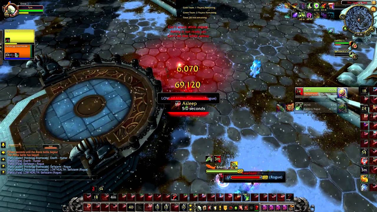 WOW Subtlety Rogue Balance Druid 2v2 arenas PvP 5.4