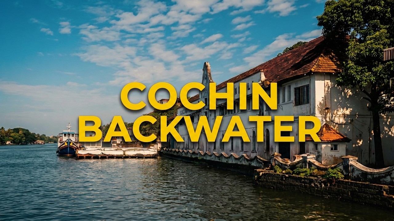 COCHIN BACKWATERS: A 2-Minute Cinematic Escape | Kerala Tourism | 4K Cinematic
