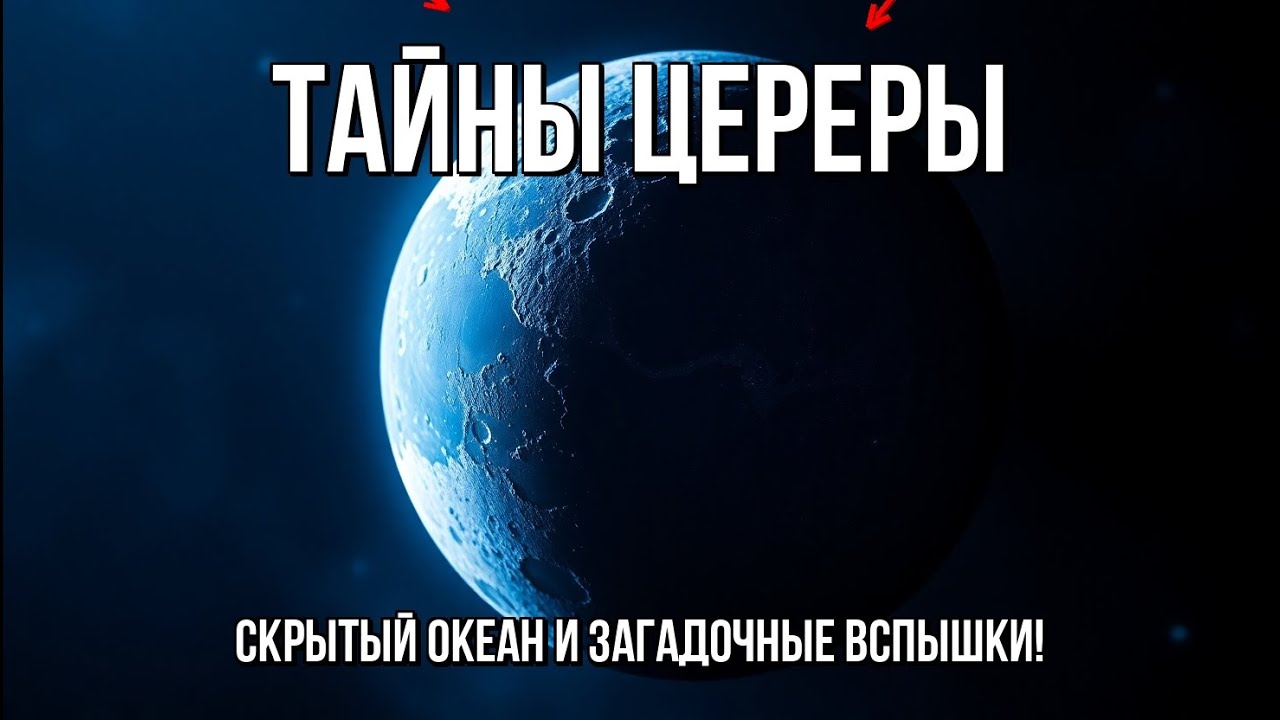 Церера: Загадки Карликовой Планеты! Скрытый Океан и Таинственные Вспышки Раскрыты