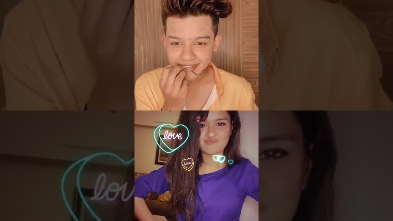 Riyazaly and Avneet kaur live together on Instagram