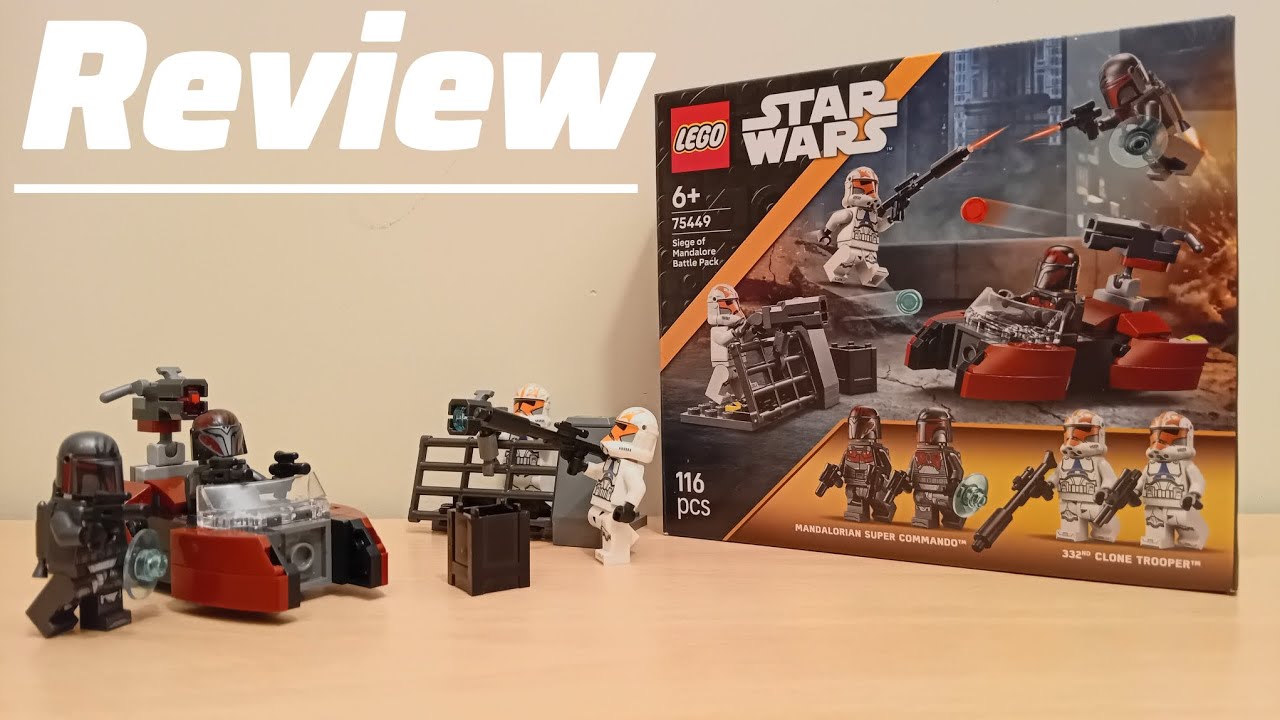 Is this actually a good set? A review on the lego star wars set 75449 Siege of Mandalore battle pack